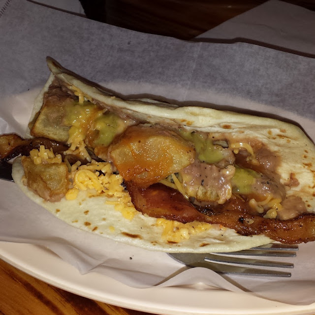 Potato Bacon Bean and Cheese
