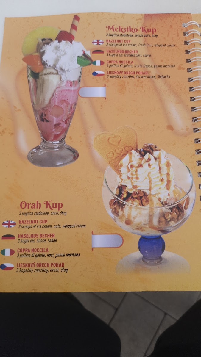 Caffe Turist menu board