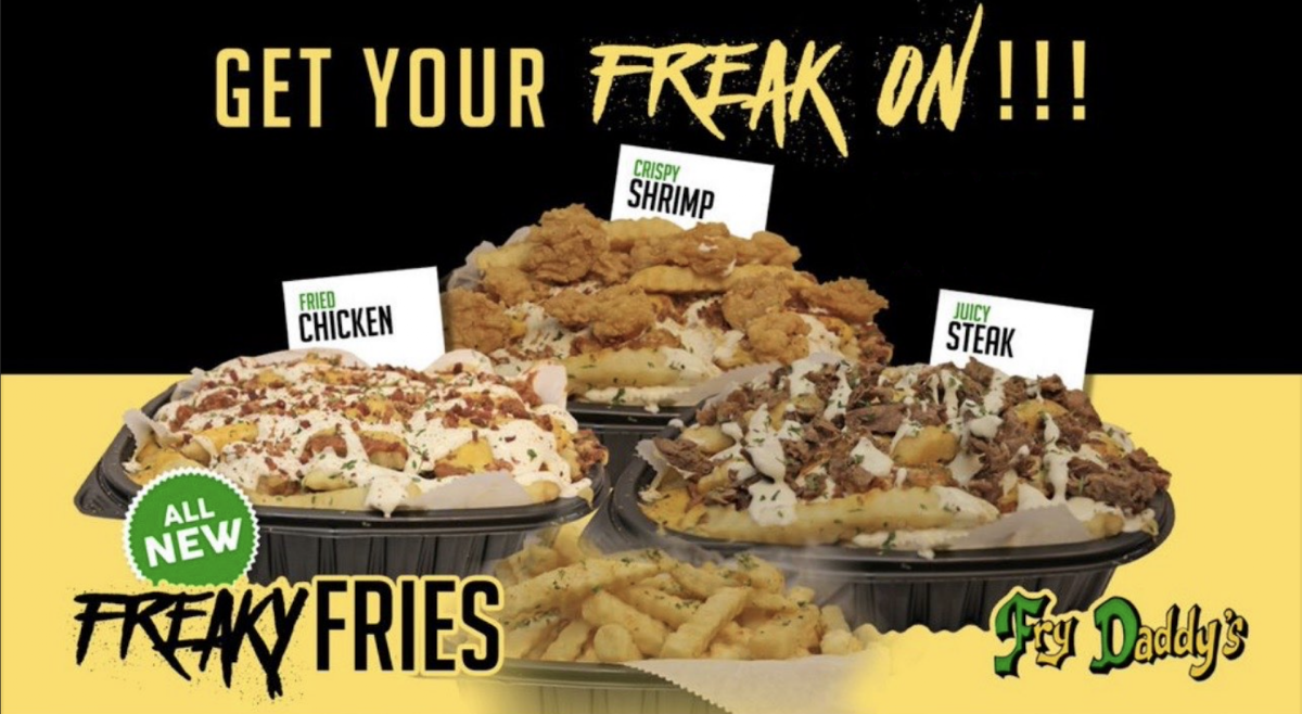 Fry Daddy menu board