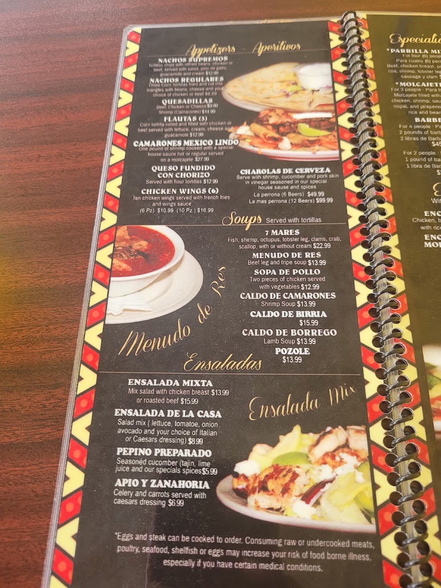 Habanero MXL menu board
