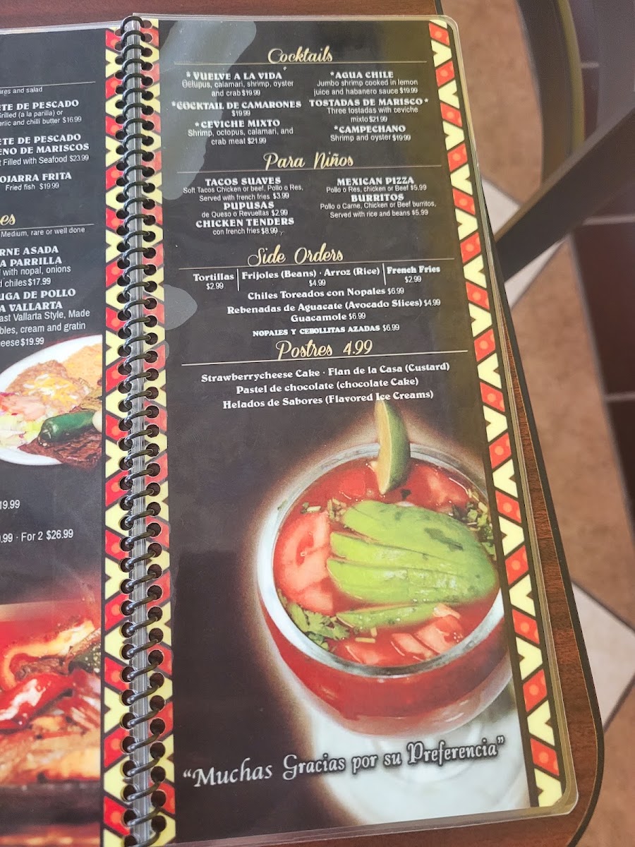 Habanero MXL menu board