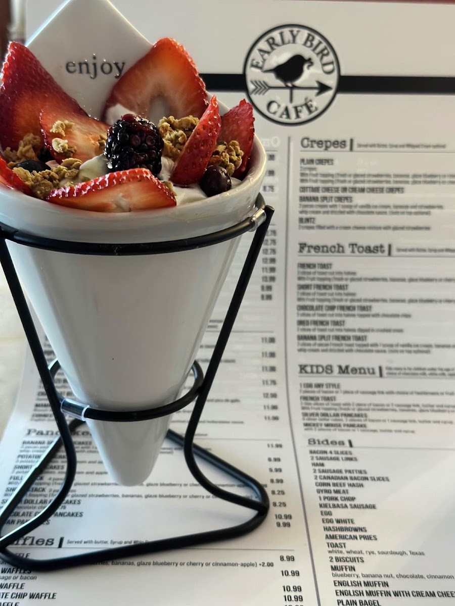 Early Bird Cafe menu board
