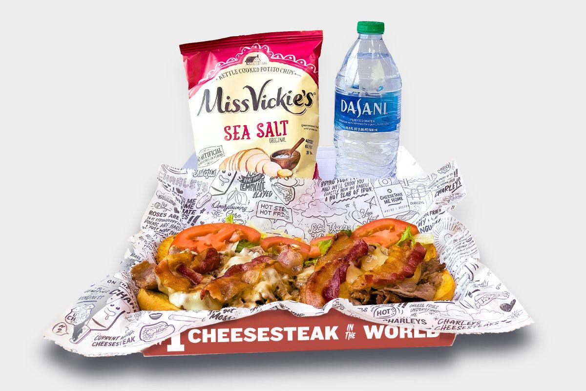 Charleys Cheesesteaks menu board