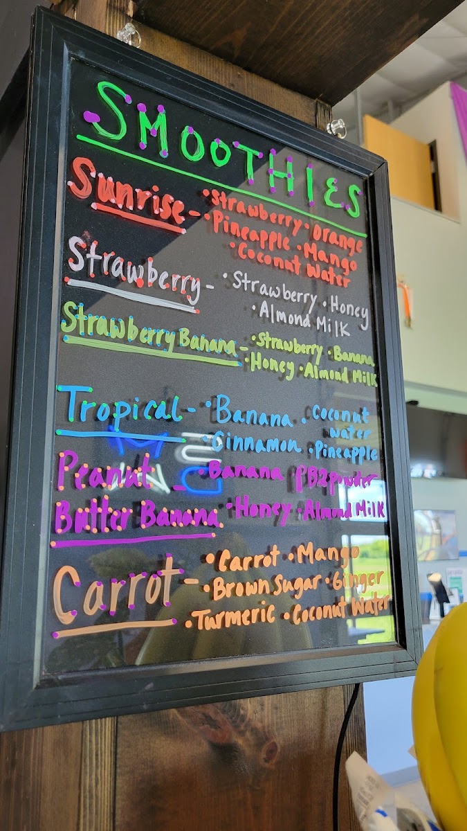 The 14K Kitchen menu board