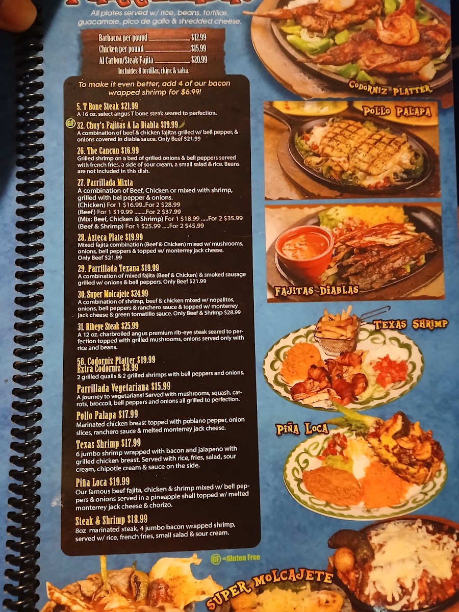 Mexicano Grille #2 menu board