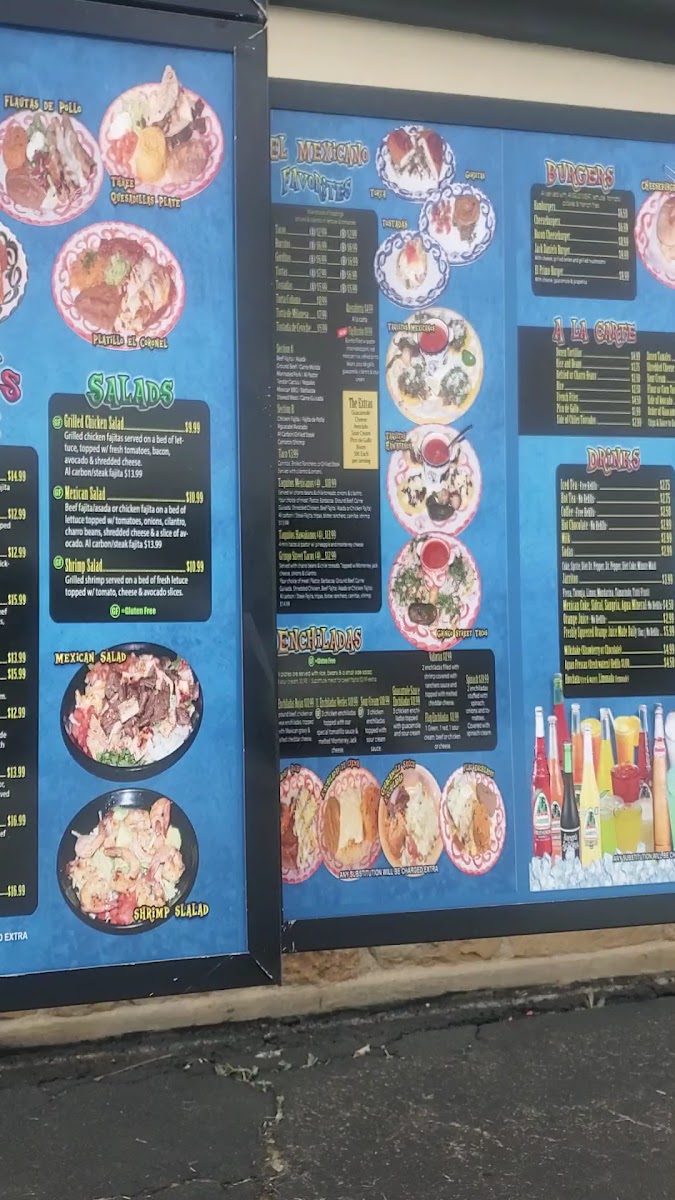 Mexicano Grille #2 menu board