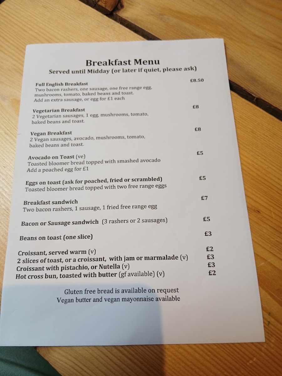 Chatterbox menu board
