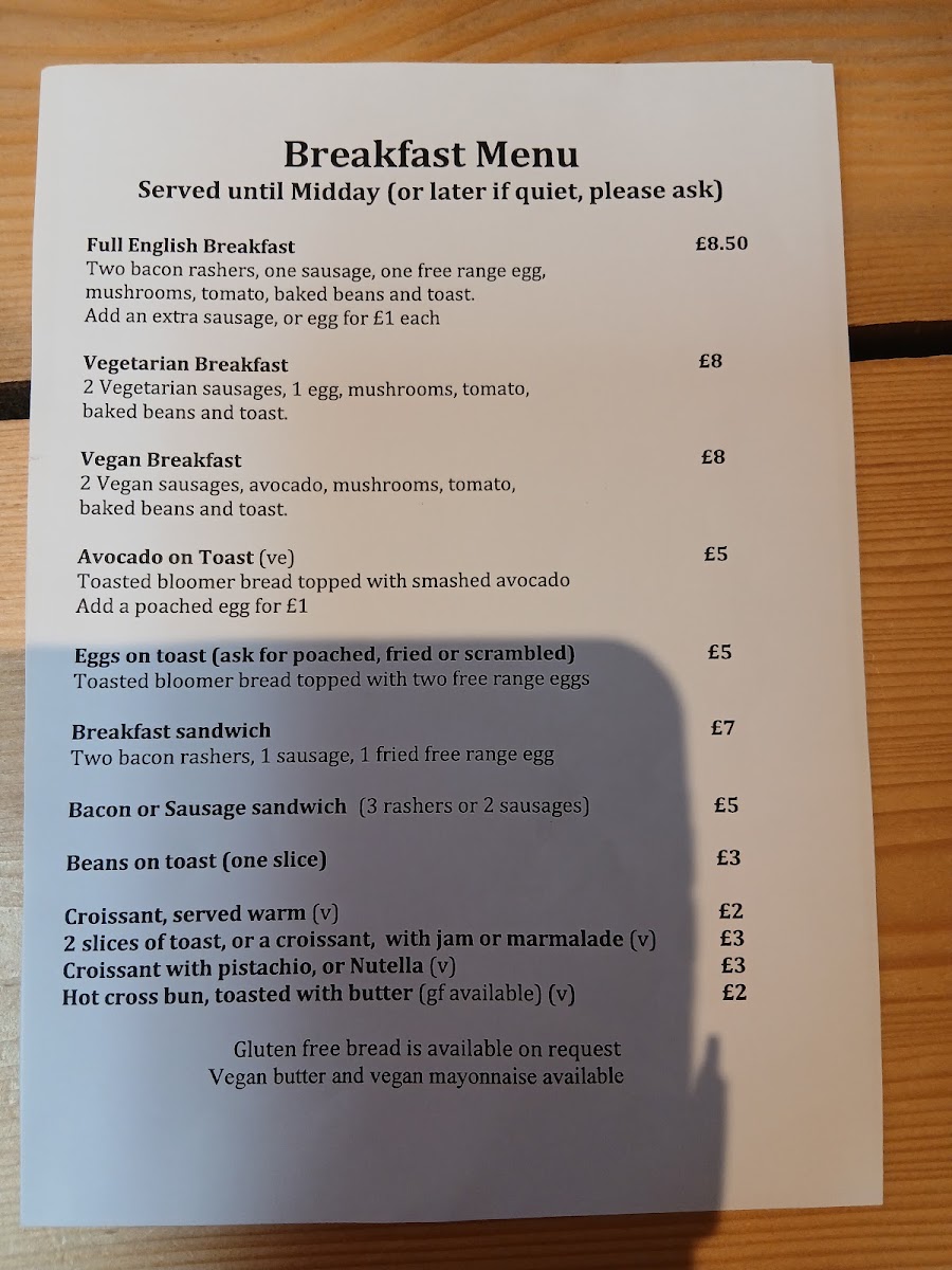 Chatterbox menu board