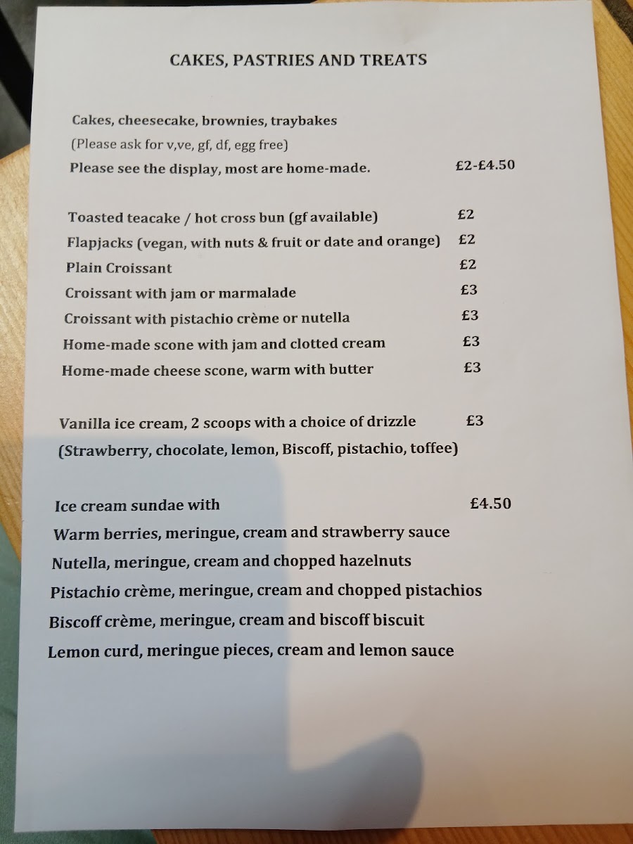 Chatterbox menu board