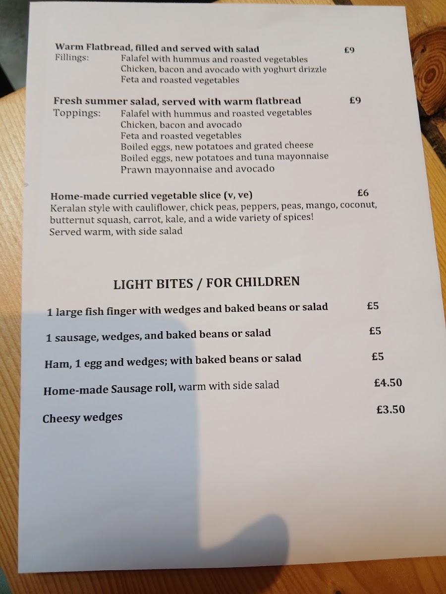 Chatterbox menu board
