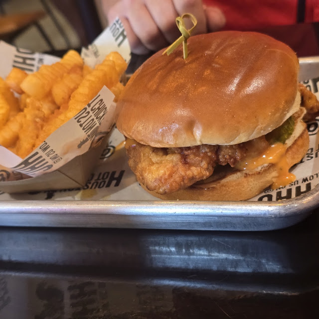 Spicy Chicken Sandwich and Fries
