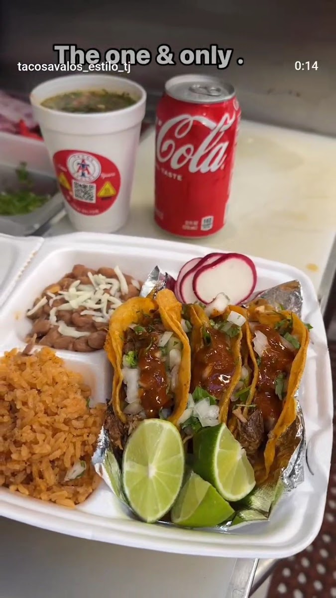 Tacos Avalos Birria de res estilo T.J.