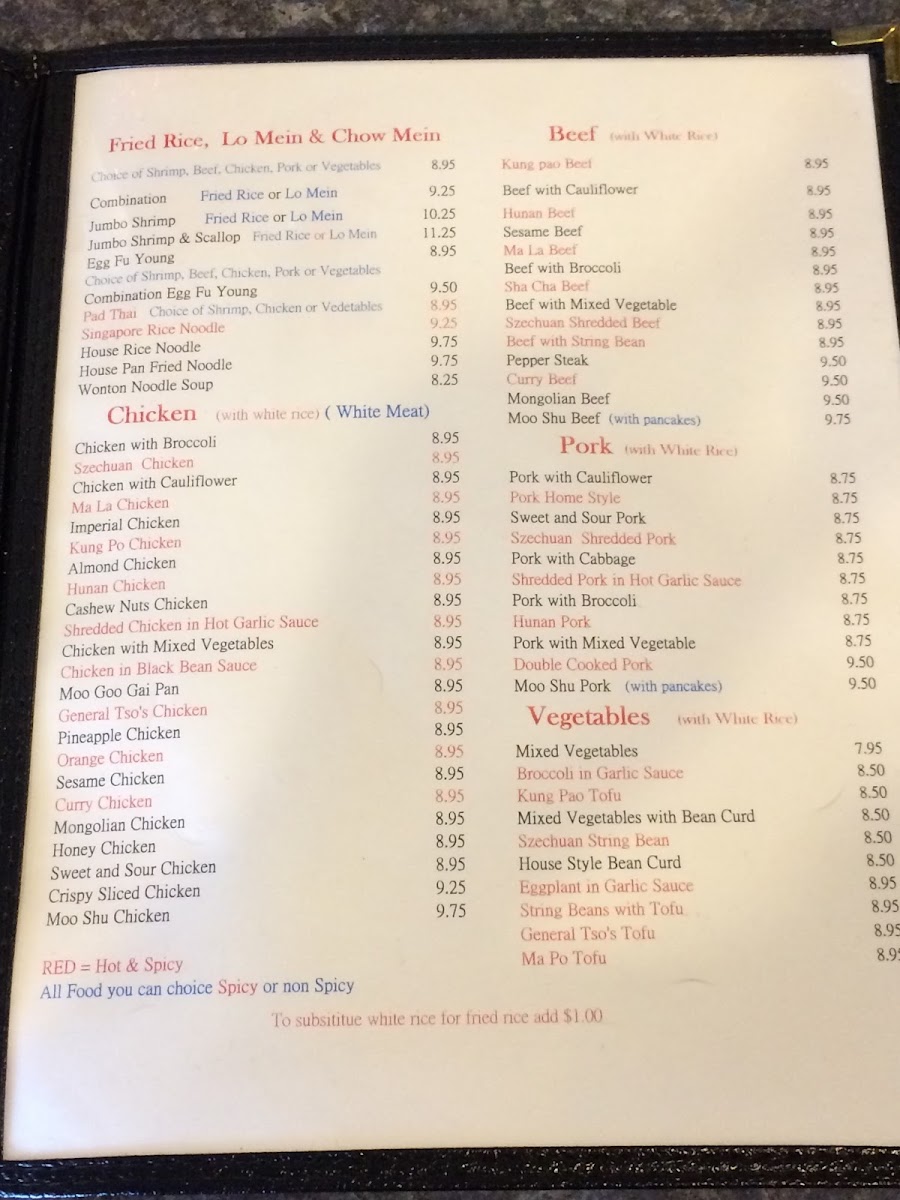 Happy Chinese | Wok & Sushi menu board
