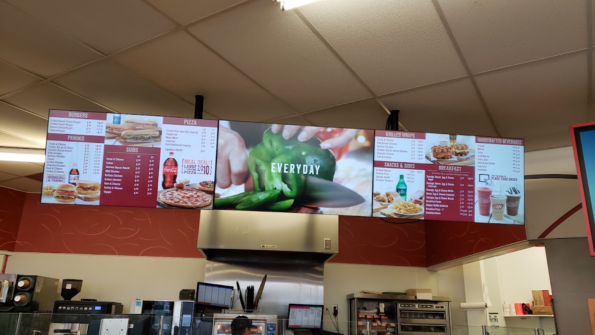Speedy Café menu board