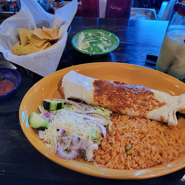 Sauced Burrito with Sides