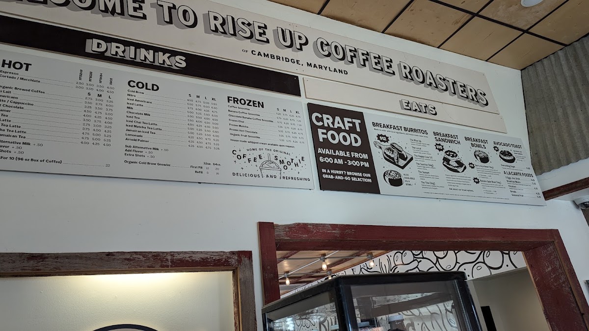 Mad Eggs menu board