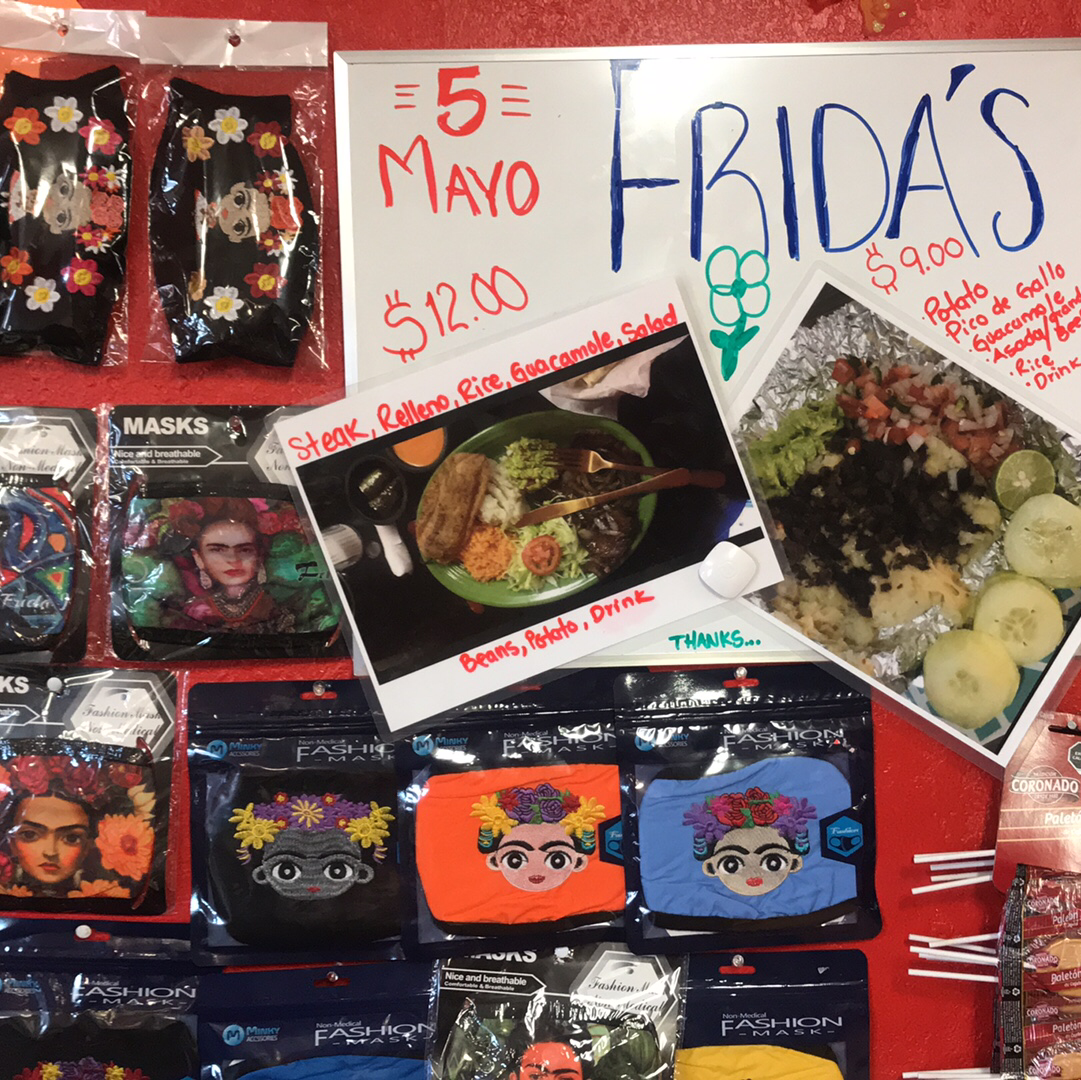 Frida's Restaurant menu board