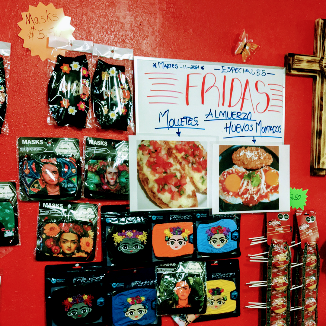 Frida's Restaurant menu board