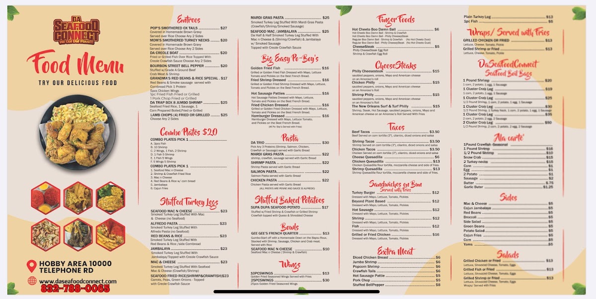 DASEAFOODCONNECT menu board