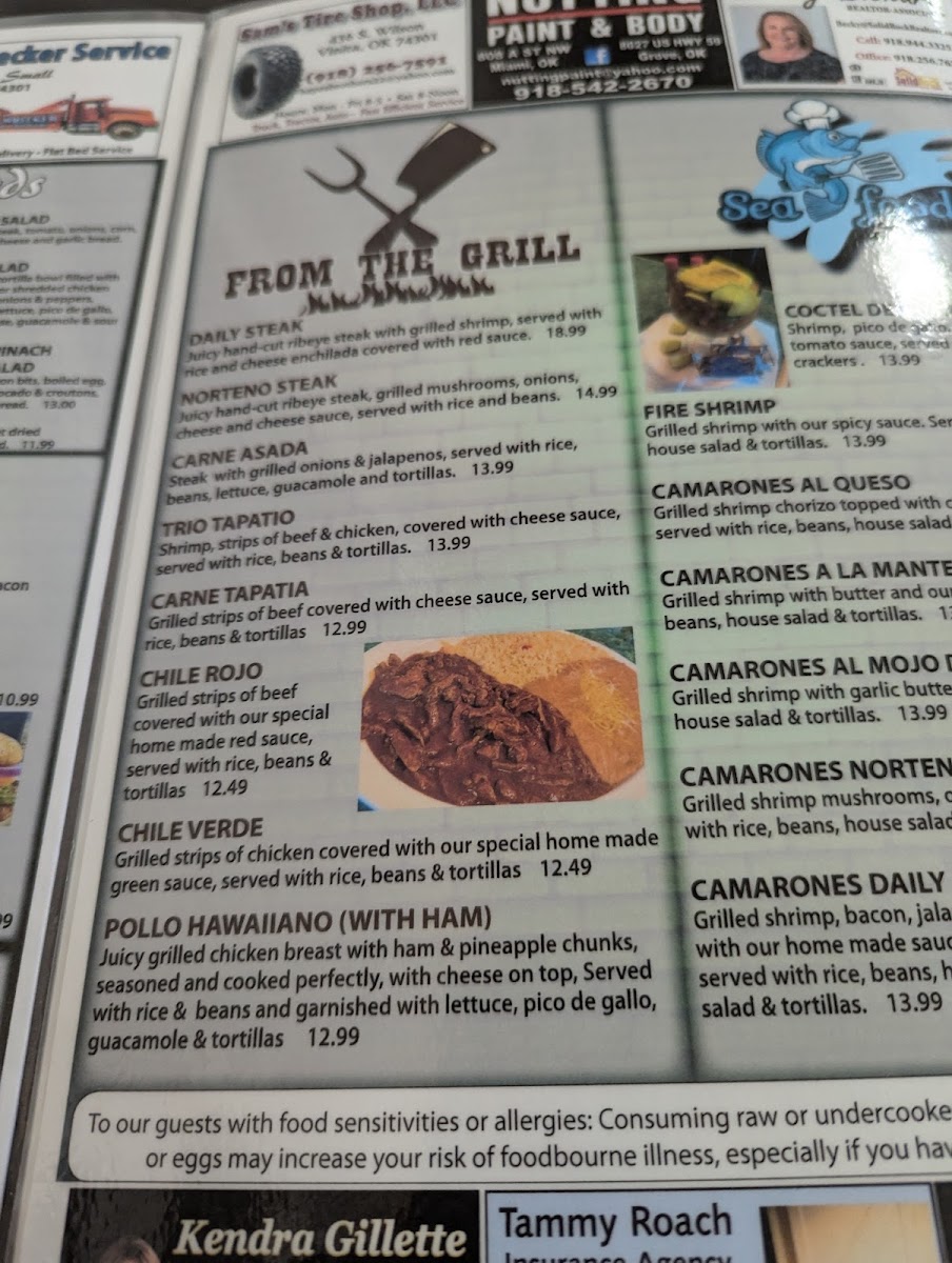 Daily Brunch Cafe menu board