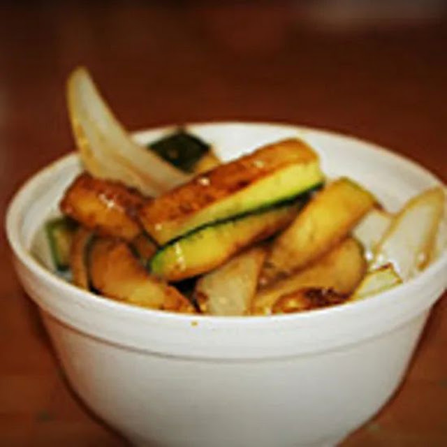 Side Hibachi Zucchini and Onions