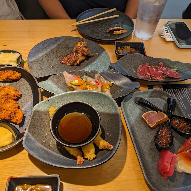 Variety of Tuna Sashimi Appetizers