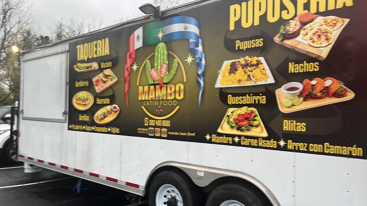 Mambo Latin Food ( Truck) menu board