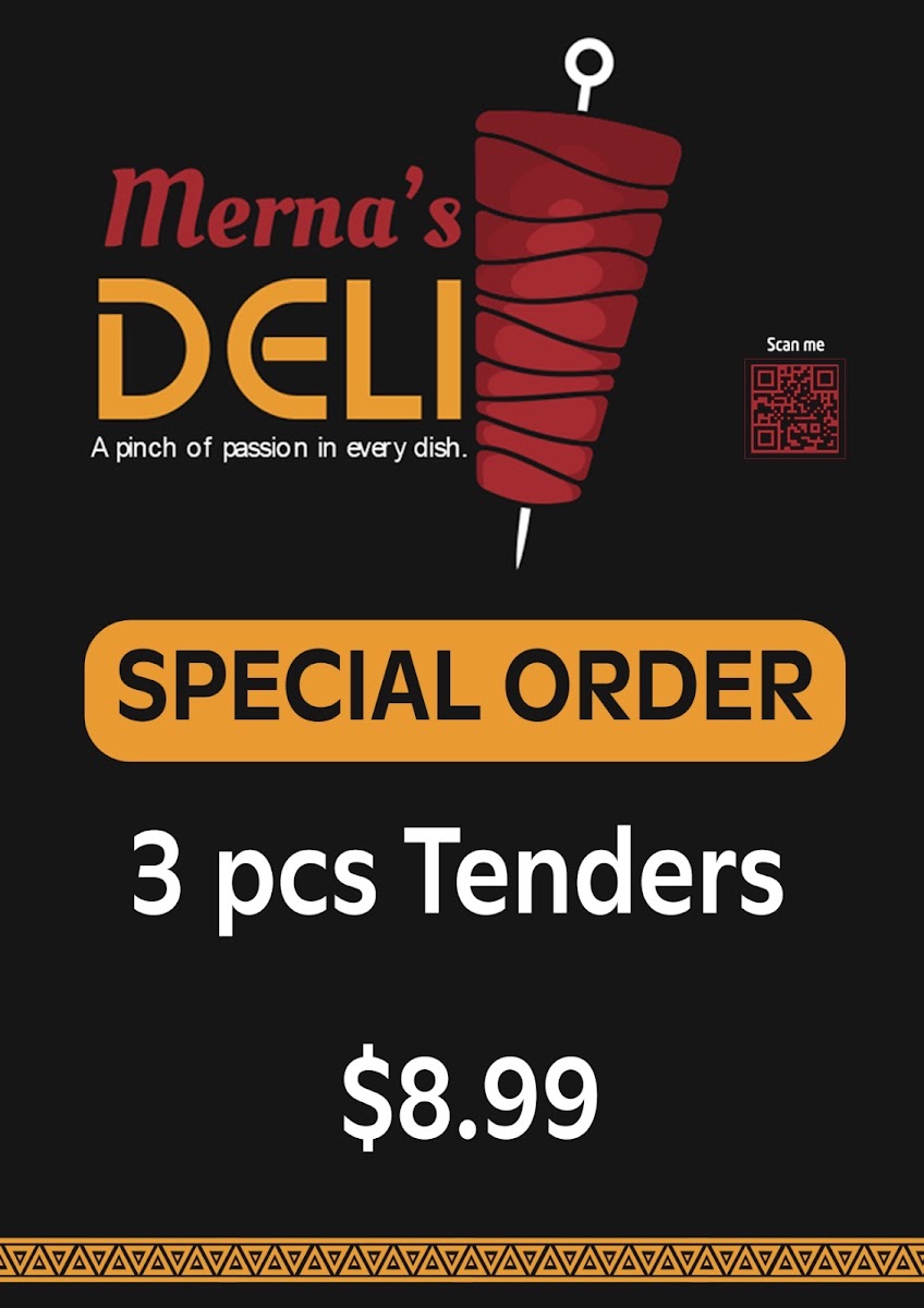 Merna's Deli menu board
