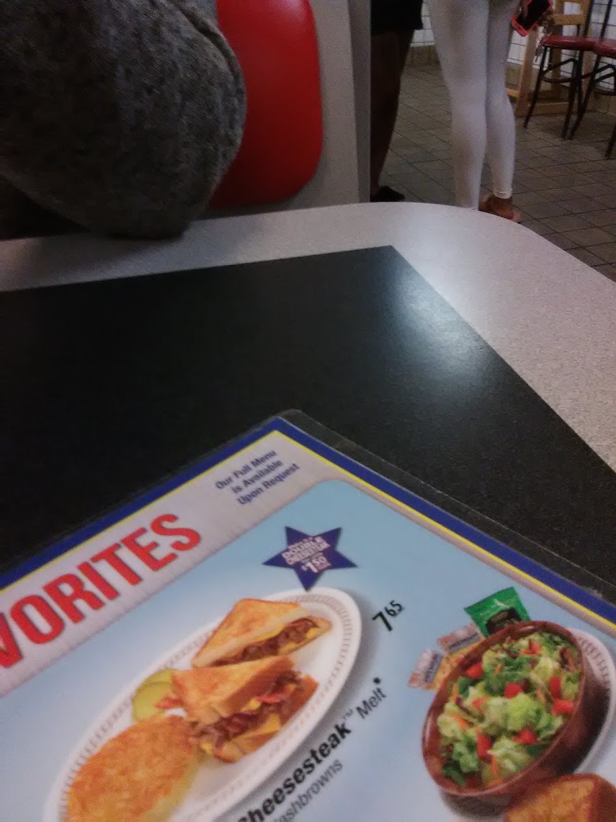 Waffle House Delivery Only menu board