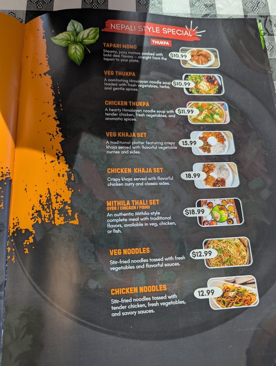 Lalison Express Kitchen menu board