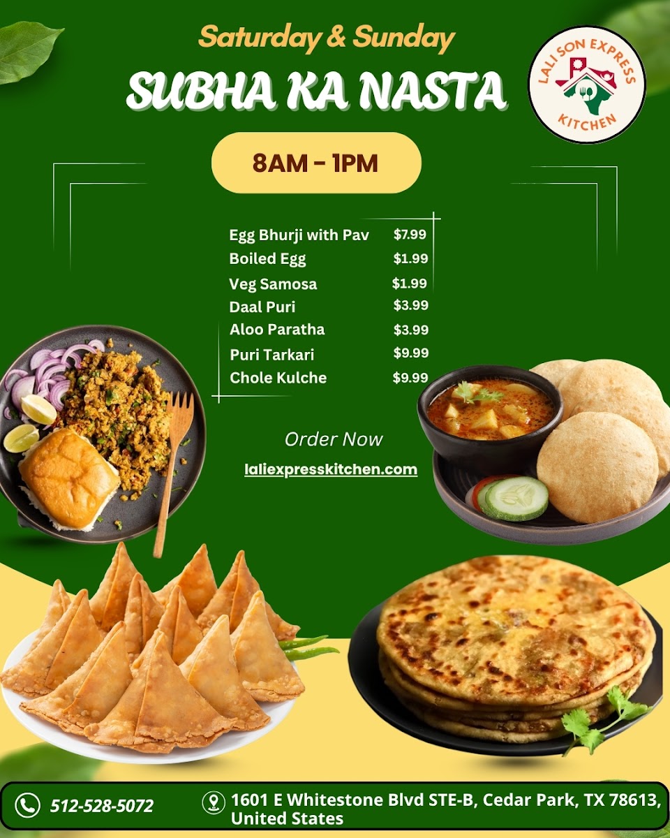 Lalison Express Kitchen menu board