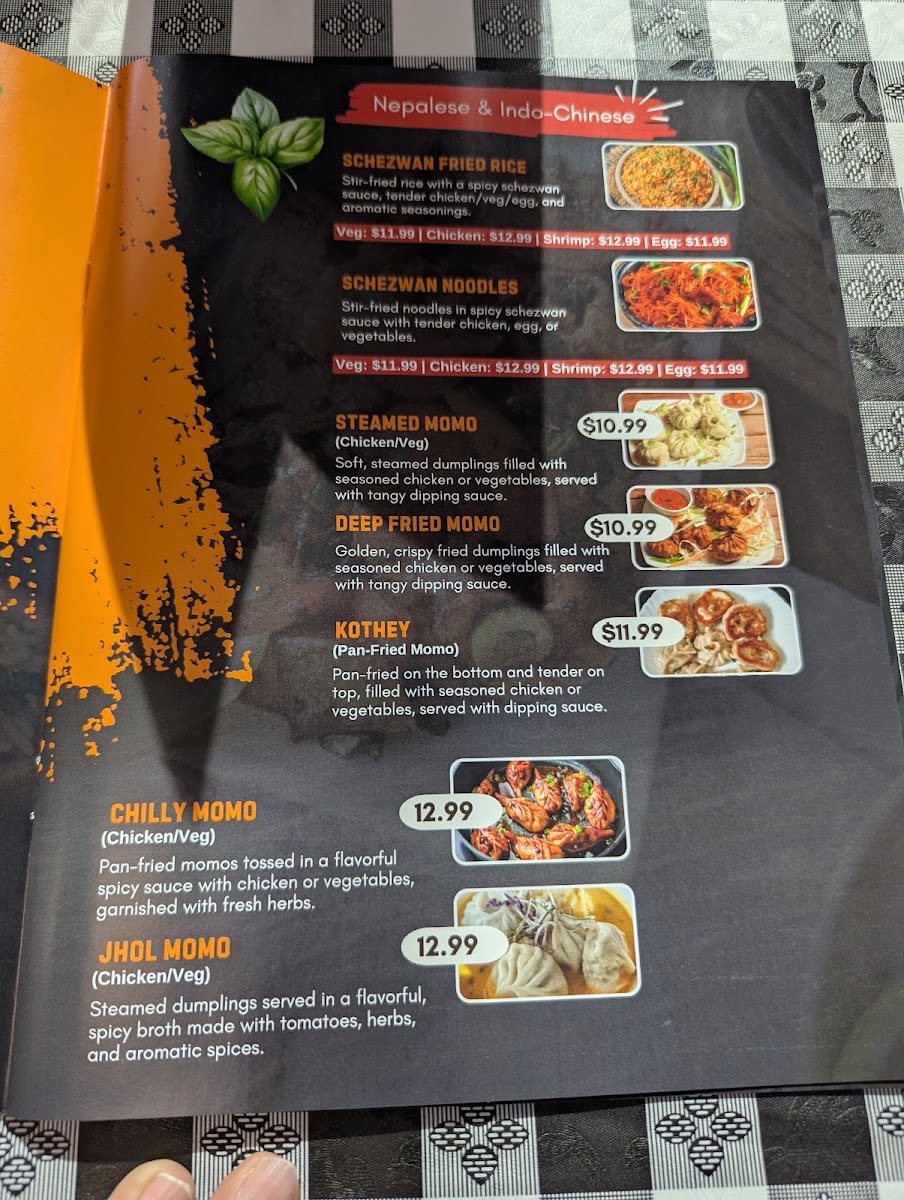 Lalison Express Kitchen menu board