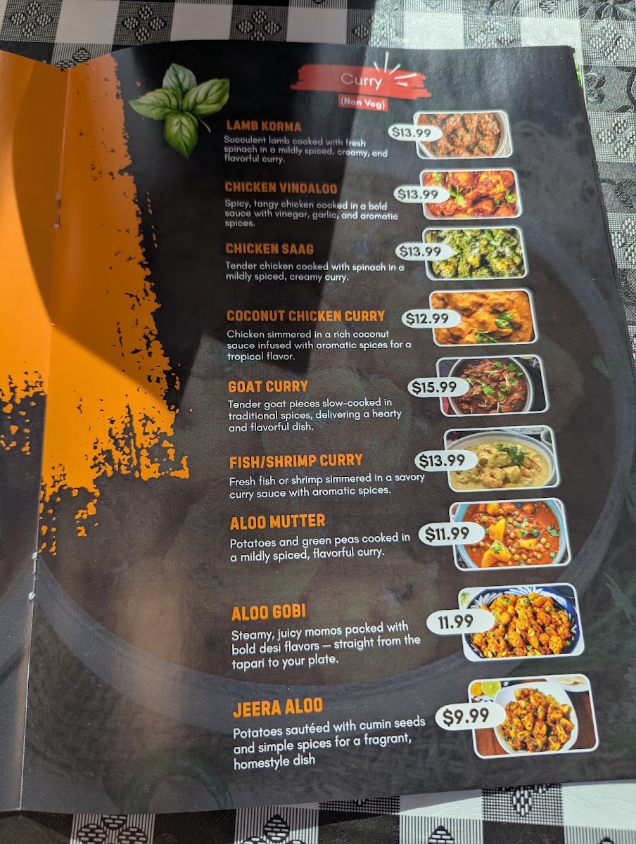 Lalison Express Kitchen menu board