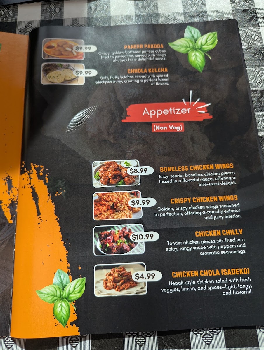 Lalison Express Kitchen menu board