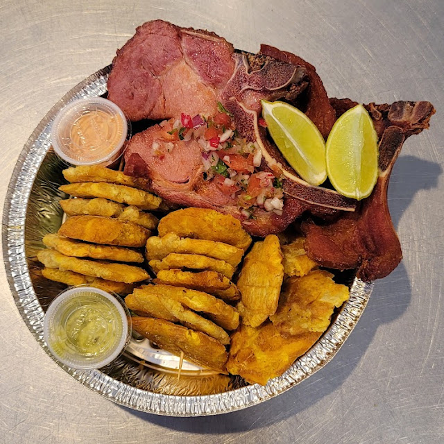 Pork Chops and Tostones
