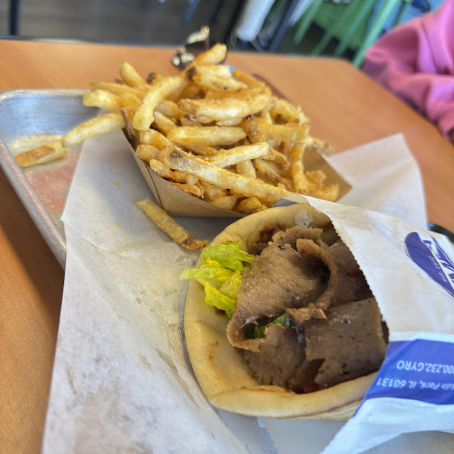 Slices of Gyro Meat