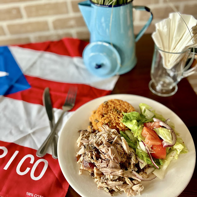 Pulled Pork Rice Beans Salad