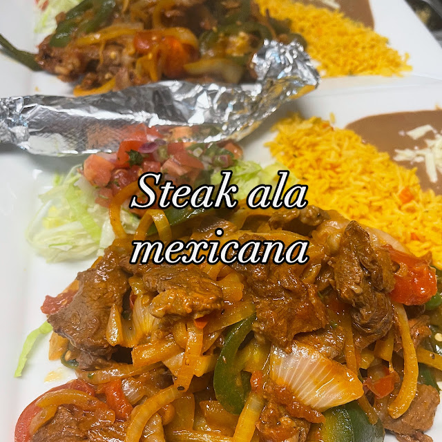 Steak a La Mexicana