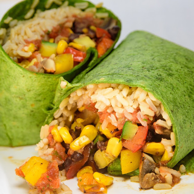 Breakfast Veggie Burrito