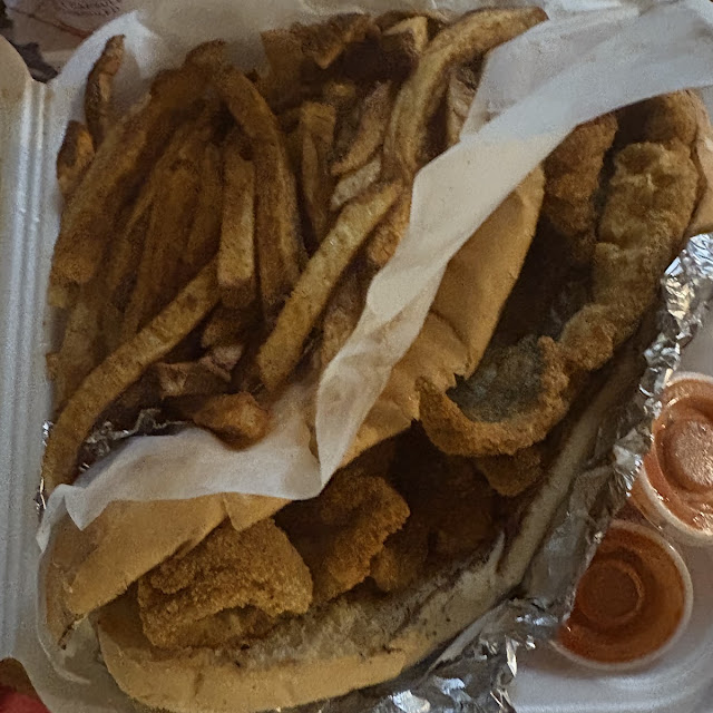 Fish Hoagie and Fresh Cut Fries