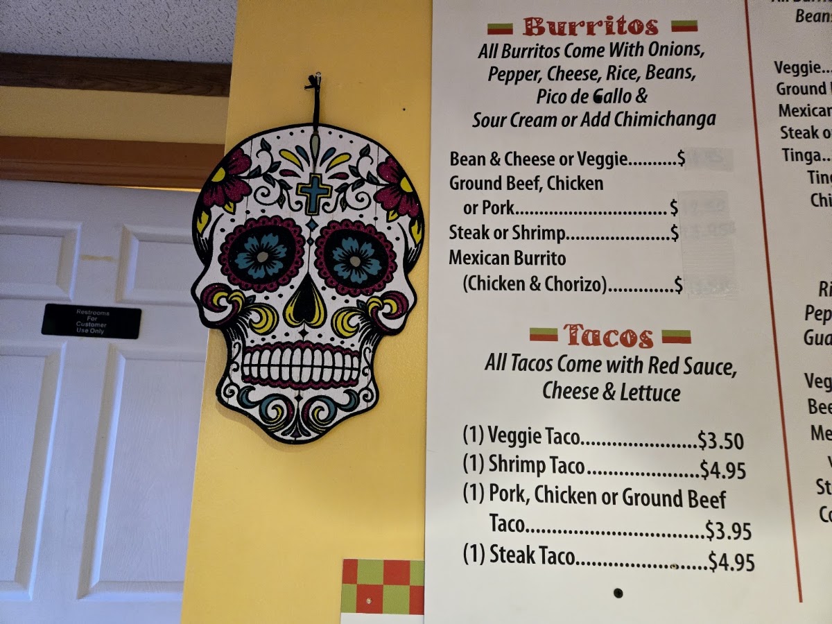 Limeport Family Restaurant menu board