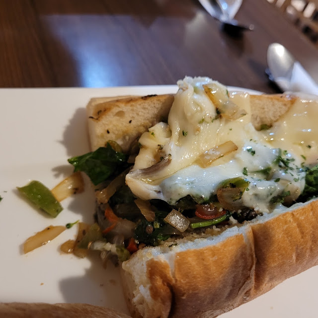 Hot Veggie Grinder Sandwiches