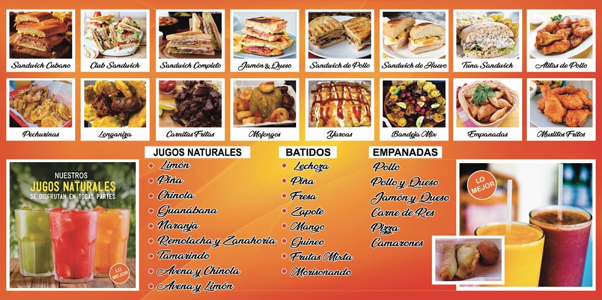 Alexandra’s Green/El Papa menu board