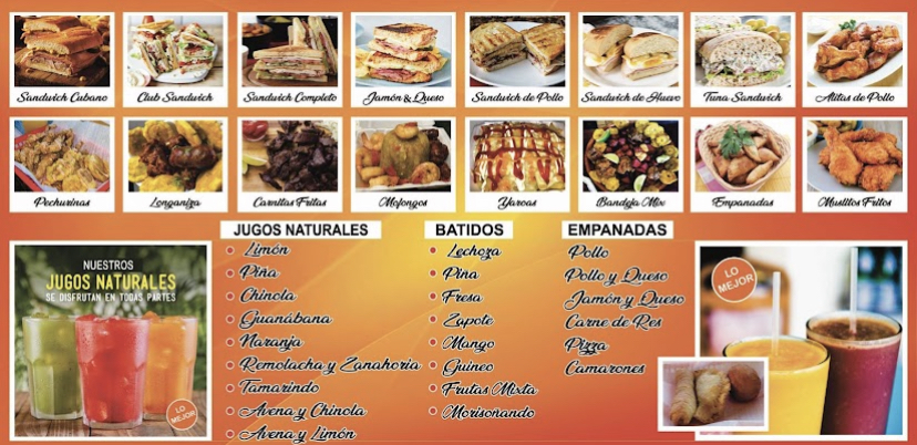 Alexandra’s Green/El Papa menu board