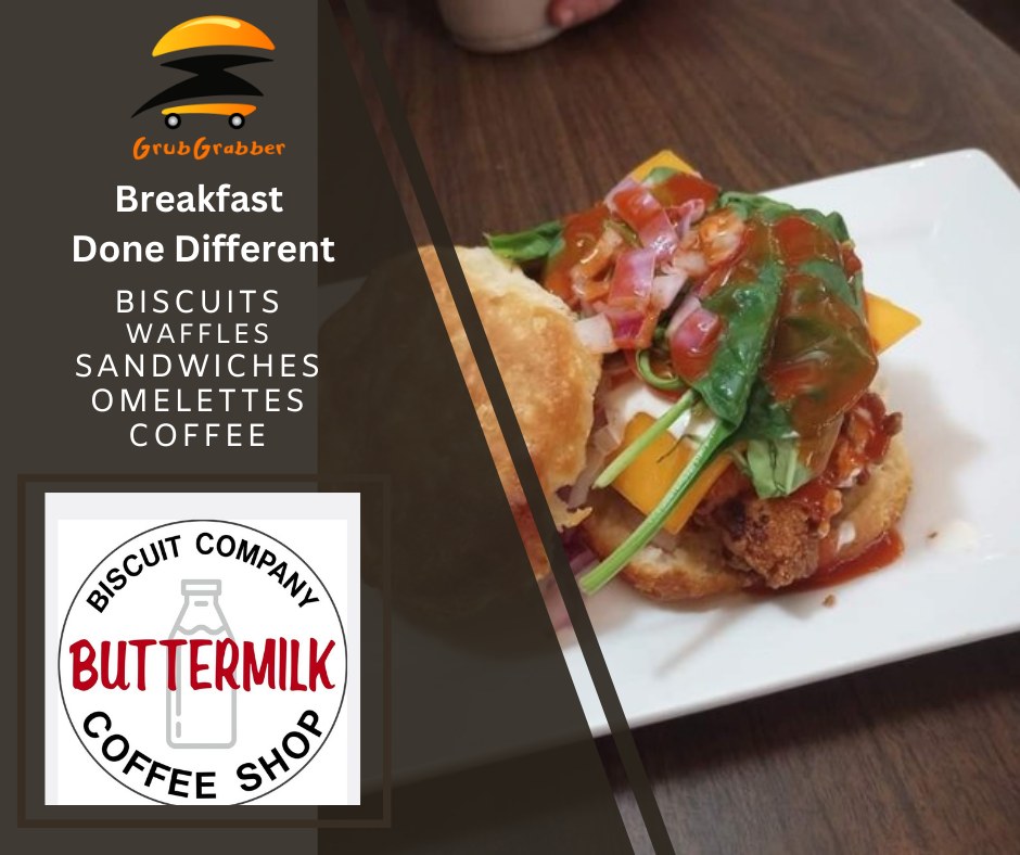 Buttermilk Biscuit Company & Coffee Shop menu board