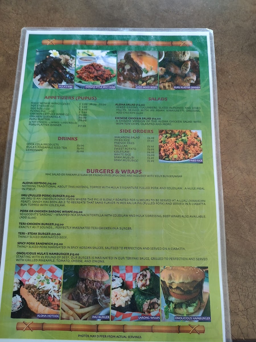True North Crafted Pizza and Beer menu board