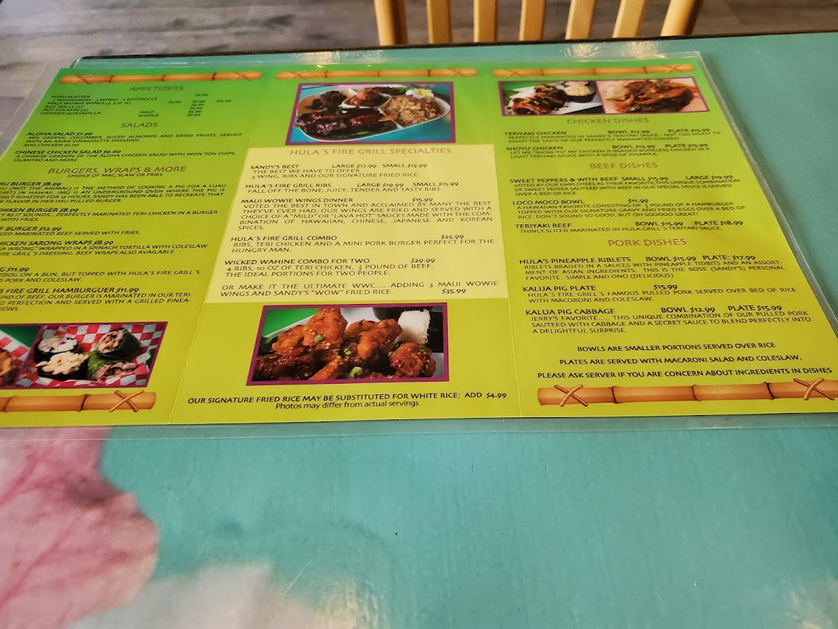 True North Crafted Pizza and Beer menu board