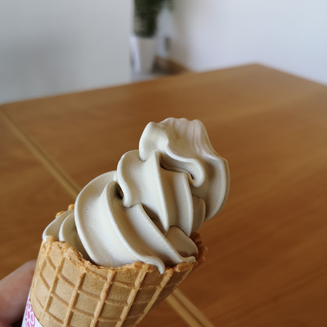コーヒーのソフトクリーム