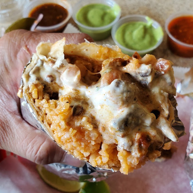 Super Burrito with Sour Cream