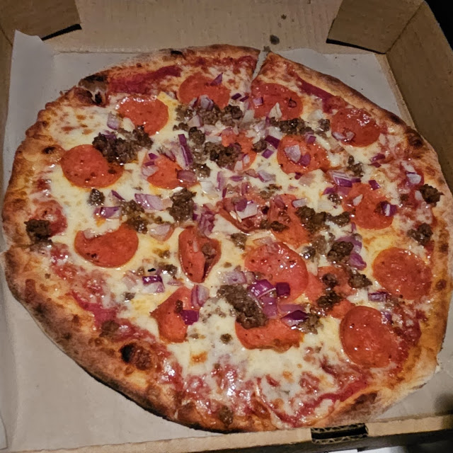 Pepperoni and Mushroom Pizza
